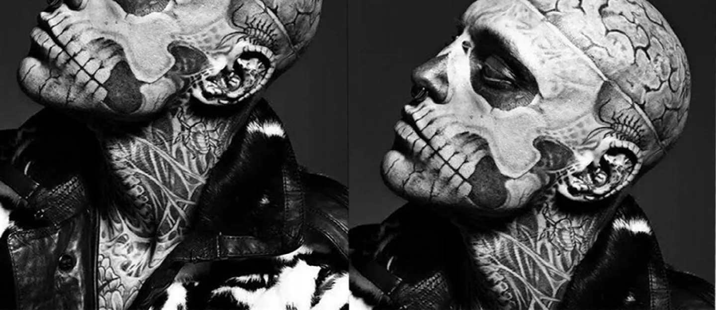 Rick Genest: De levende Zombie! Van de straten van Montreal naar het topmodel