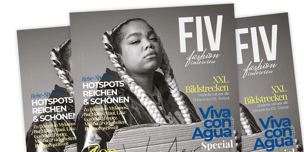 FIV Issue #28 met Zoe Wees, Stefanie Giesinger x Viva con Agua
