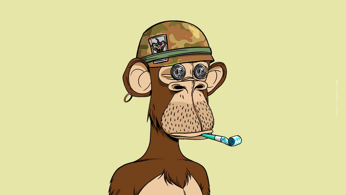 nft-non-fungible-token-token-collection-bored-ape-yacht-club-example-army-monkey